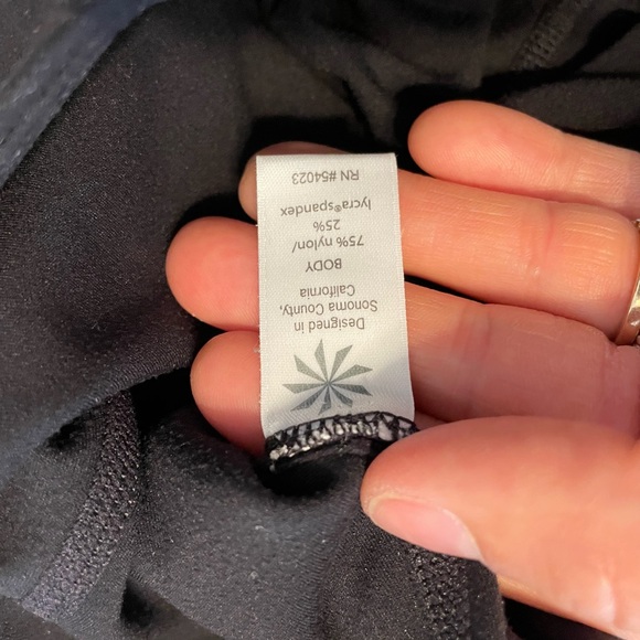 Athleta Women’s Black Flare Leggings, Size Small - Picture 3 of 3